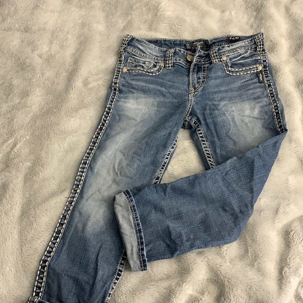 Silver Suki Mid Capri